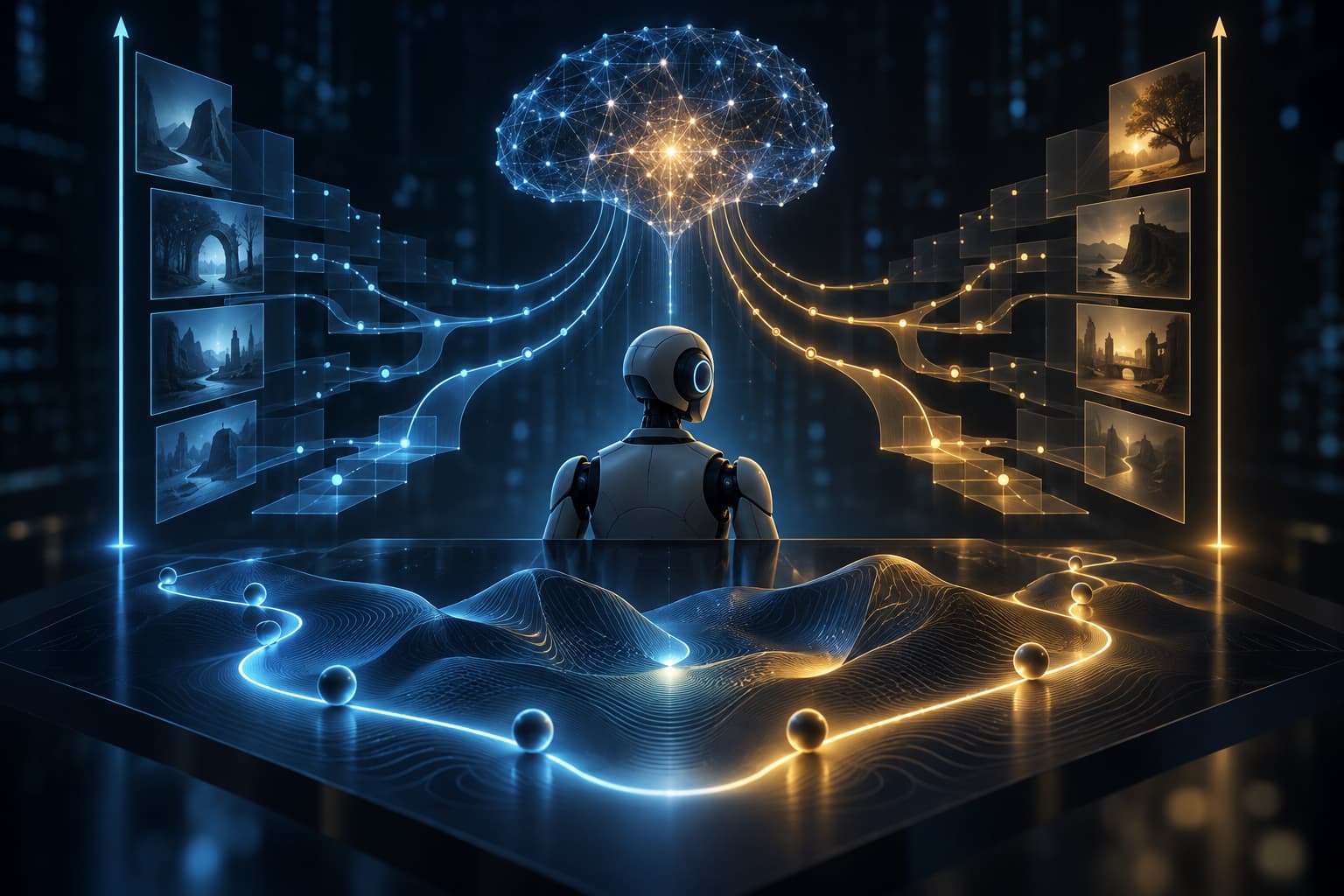 Une trajectoire d’agent sépare l’attribution du feedback et la masse d’optimisation.