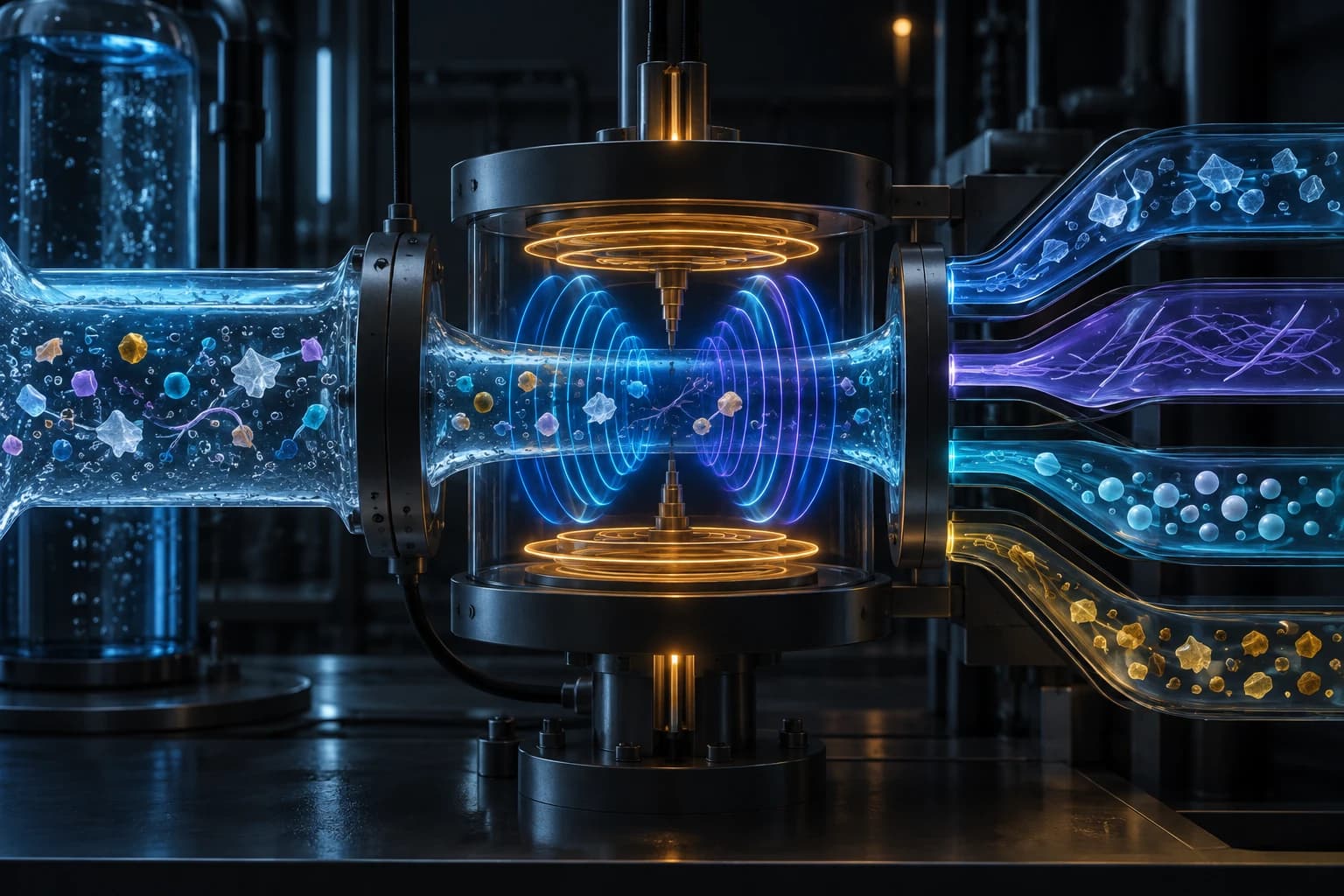 Une plateforme de spectroscopie radiofréquence classe des microplastiques selon leurs signaux de diffusion.